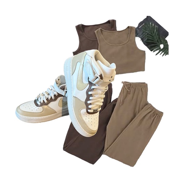 Nike Shoes - 🎄NIKE | Womens Air Force Ones | Custom | size 8.5 | Mid Top